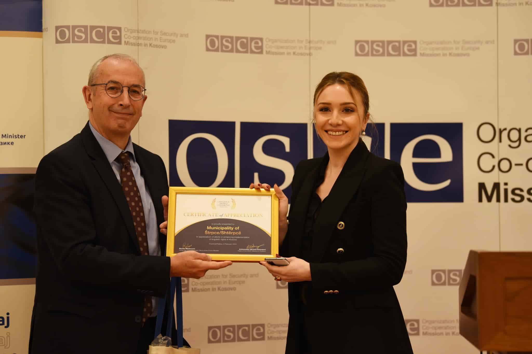 ОПШТИНА ШТРПЦЕ И ОВЕ ГОДИНЕ ОСВАЈА ПРВО МЕСТО ПО ПИТАЊУ ТРАНСПАРЕНТНОСТИ И ПРИМЕНИ ЗАКОНА О УПОТРЕБИ ЈЕЗИКА